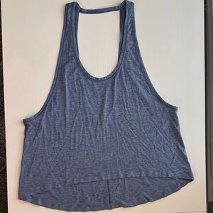 lululemon athletica Heathered Blue Tank Top